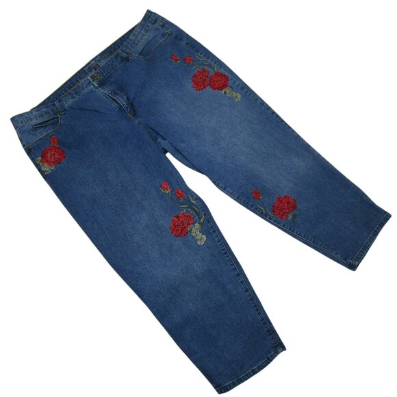 Gloria Vanderbilt Women's Size - 24W All Around Slimming Effect Medium Wash - Picture 1 of 4